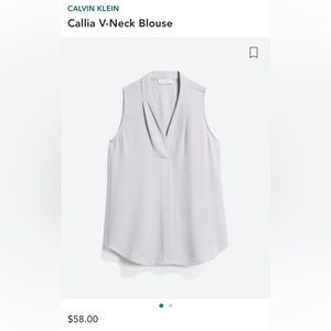 Calvin Klein Kalia V-neck Blouse